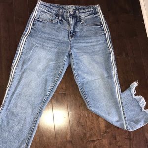 Target Wild Fable Frayed bottom cropped jeans